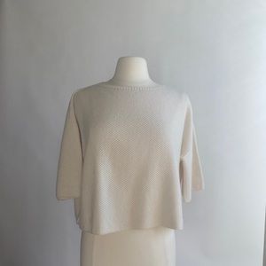 Helmut Lang cropped cashmere sweater